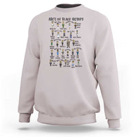 ABCs of Black History Month Sweatshirt Black Excellence Pride