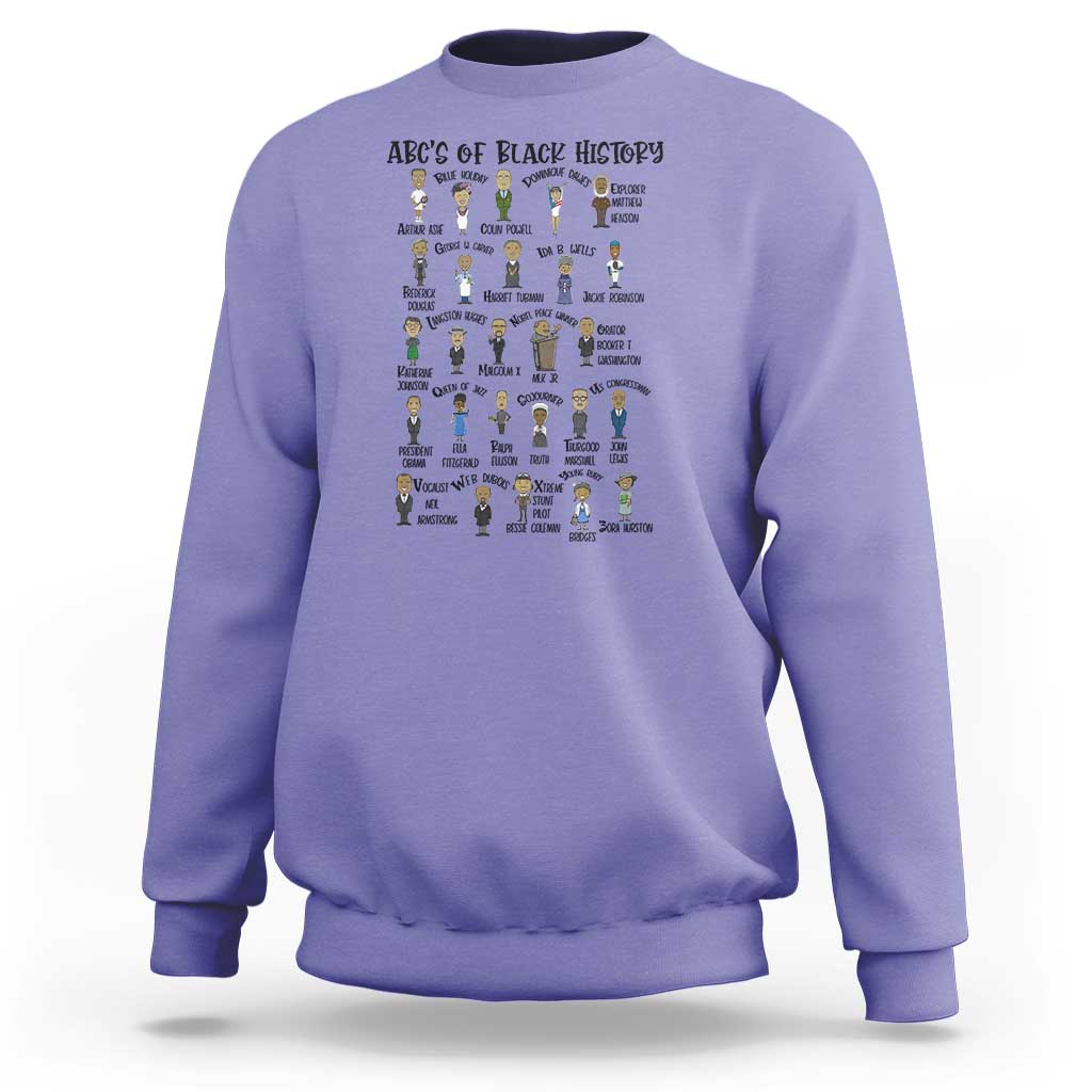 ABCs of Black History Month Sweatshirt Black Excellence Pride