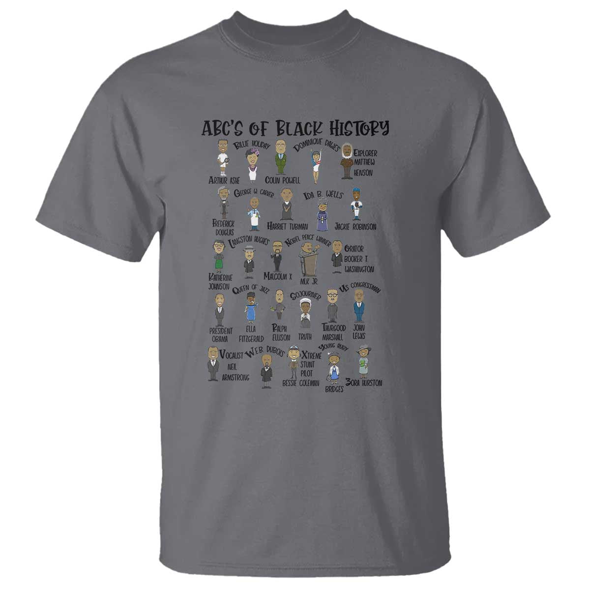 ABCs of Black History Month T Shirt Black Excellence Pride