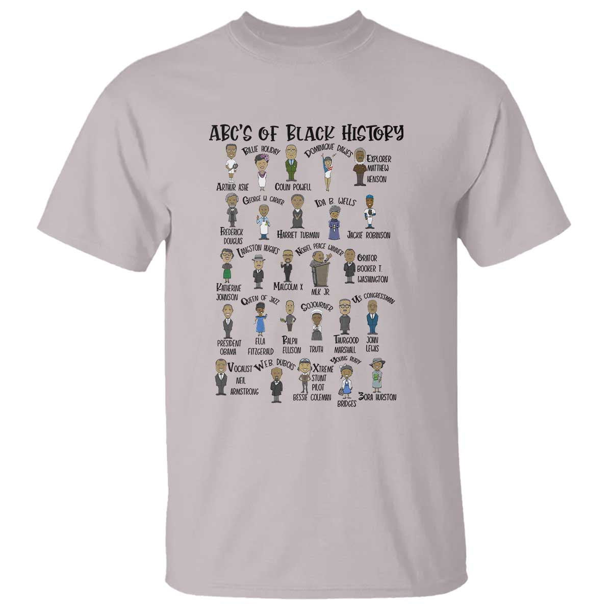ABCs of Black History Month T Shirt Black Excellence Pride