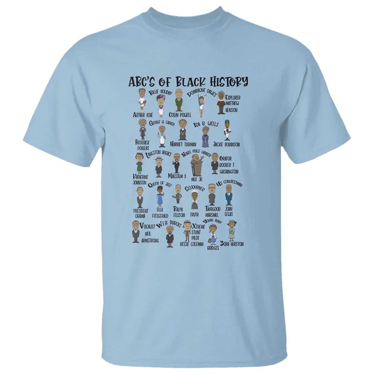 ABCs of Black History Month T Shirt Black Excellence Pride