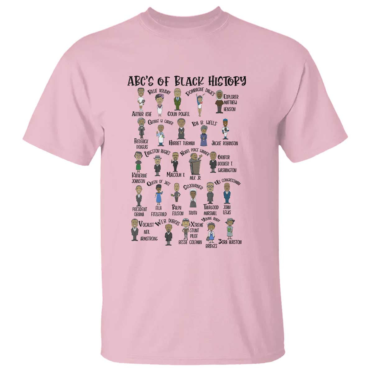 ABCs of Black History Month T Shirt Black Excellence Pride