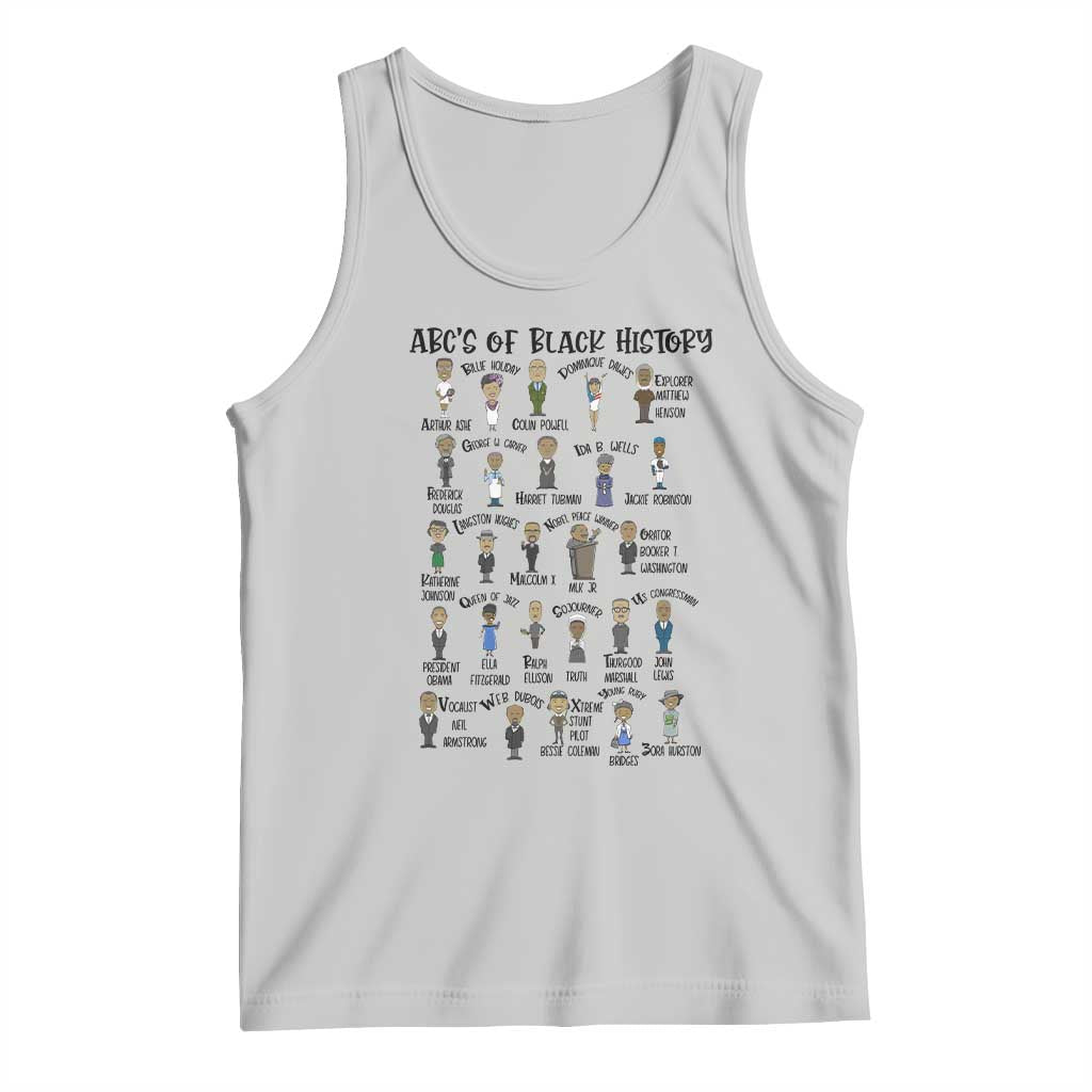ABCs of Black History Month Tank Top Black Excellence Pride