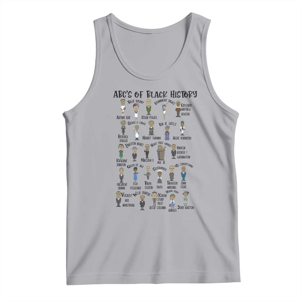 ABCs of Black History Month Tank Top Black Excellence Pride