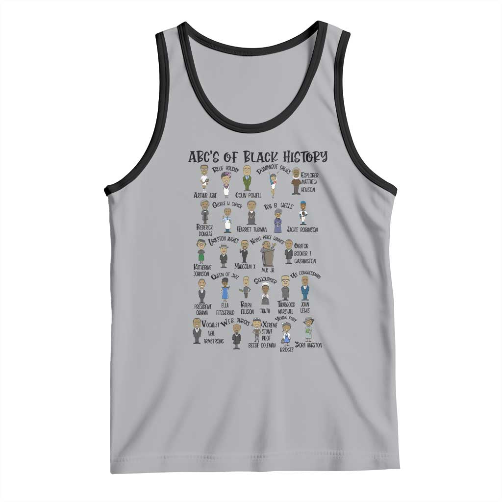 ABCs of Black History Month Tank Top Black Excellence Pride