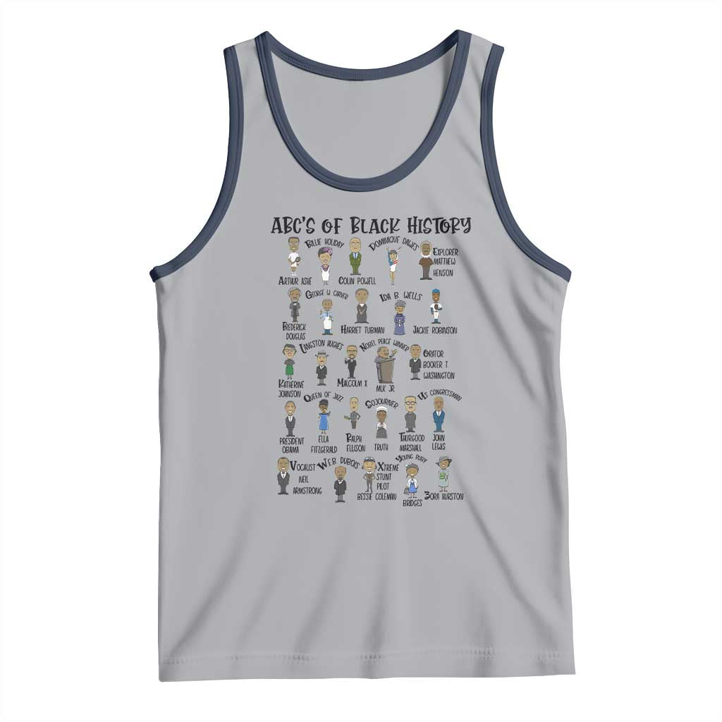 ABCs of Black History Month Tank Top Black Excellence Pride