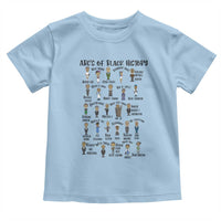 ABCs of Black History Month Toddler T Shirt Black Excellence Pride
