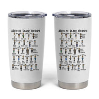 ABCs of Black History Month Tumbler Cup Black Excellence Pride