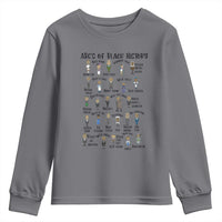 ABCs of Black History Month Youth Sweatshirt Black Excellence Pride