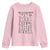 ABCs of Black History Month Youth Sweatshirt Black Excellence Pride