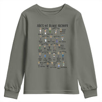 ABCs of Black History Month Youth Sweatshirt Black Excellence Pride
