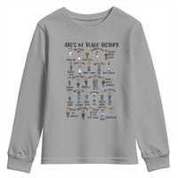 ABCs of Black History Month Youth Sweatshirt Black Excellence Pride