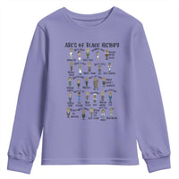 ABCs of Black History Month Youth Sweatshirt Black Excellence Pride