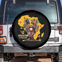 Education Is Freedom Spare Tire Cover Black Teacher Books Black History Month