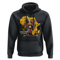 Education Is Freedom Hoodie Black Teacher Books Black History Month