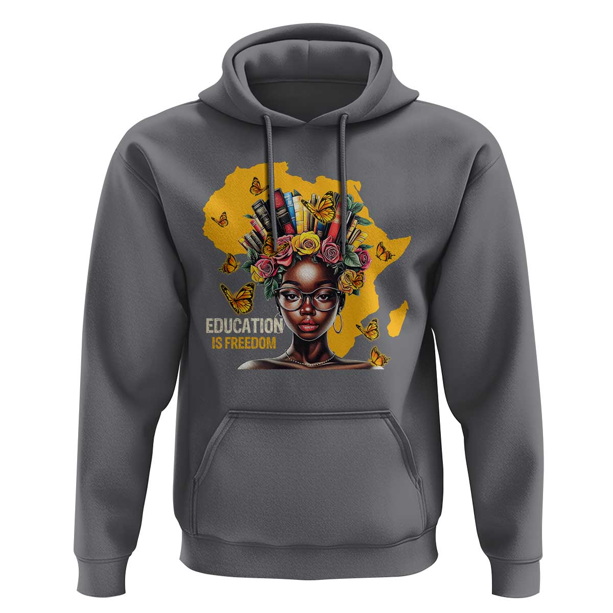 Education Is Freedom Hoodie Black Teacher Books Black History Month