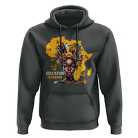 Education Is Freedom Hoodie Black Teacher Books Black History Month