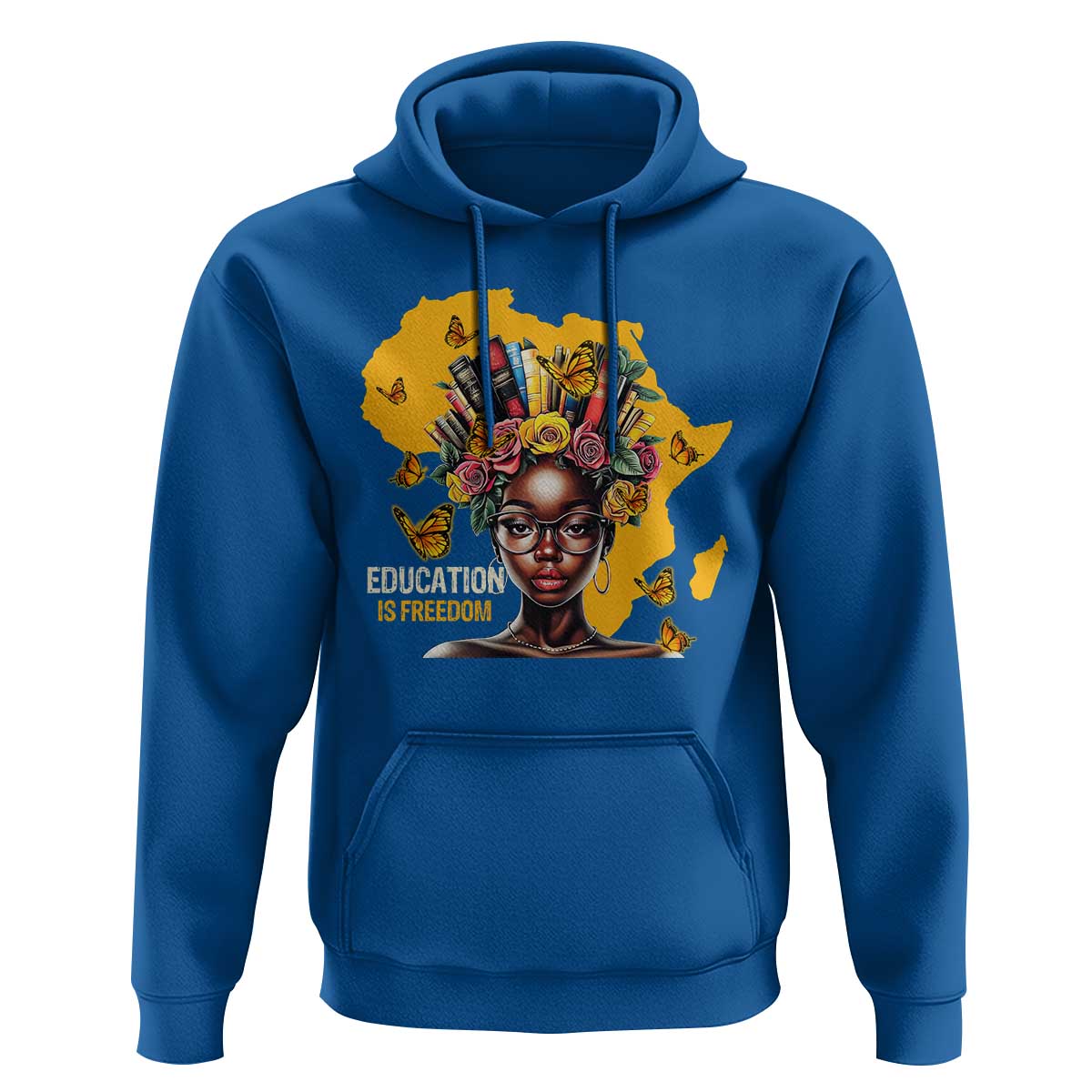 Education Is Freedom Hoodie Black Teacher Books Black History Month