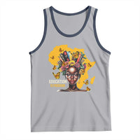 Education Is Freedom Tank Top Black Teacher Books Black History Month