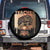 Black Teacher Magic Spare Tire Cover Black History Month Afro Hair Melanin
