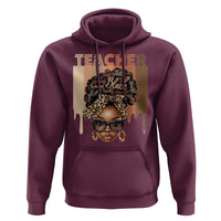 Black Teacher Magic Hoodie Black History Month Afro Hair Melanin
