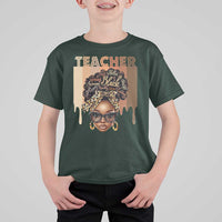 Black Teacher Magic T Shirt For Kid Black History Month Afro Hair Melanin