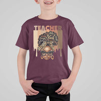 Black Teacher Magic T Shirt For Kid Black History Month Afro Hair Melanin