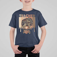 Black Teacher Magic T Shirt For Kid Black History Month Afro Hair Melanin