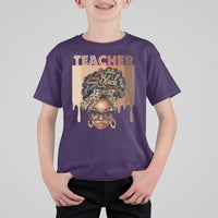 Black Teacher Magic T Shirt For Kid Black History Month Afro Hair Melanin