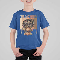 Black Teacher Magic T Shirt For Kid Black History Month Afro Hair Melanin