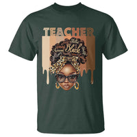 Black Teacher Magic T Shirt Black History Month Afro Hair Melanin