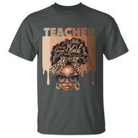 Black Teacher Magic T Shirt Black History Month Afro Hair Melanin