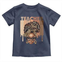 Black Teacher Magic Toddler T Shirt Black History Month Afro Hair Melanin