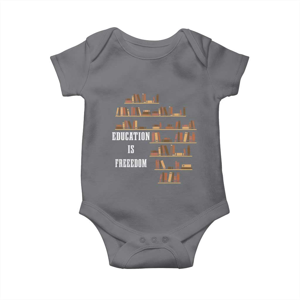 Black History Education Is Freedom Baby Onesie African Roots Africa Map