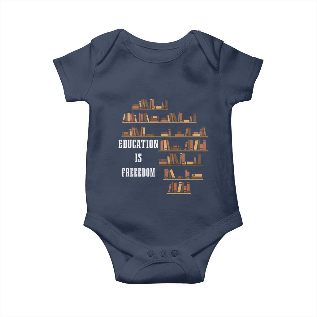 Black History Education Is Freedom Baby Onesie African Roots Africa Map
