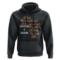 Black History Education Is Freedom Hoodie African Roots Africa Map