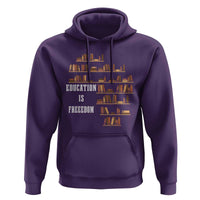 Black History Education Is Freedom Hoodie African Roots Africa Map