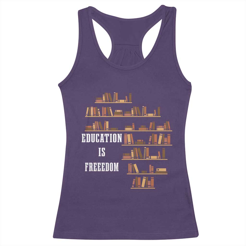 Black History Education Is Freedom Racerback Tank Top African Roots Africa Map