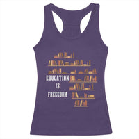 Black History Education Is Freedom Racerback Tank Top African Roots Africa Map