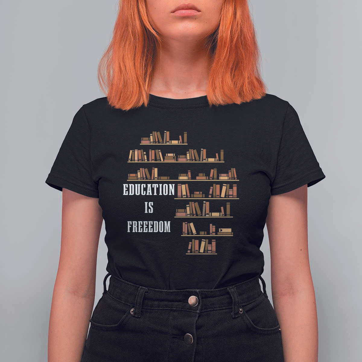 Black History Education Is Freedom T Shirt For Women African Roots Africa Map