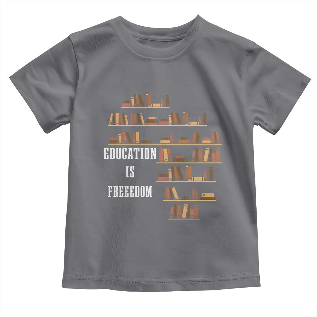 Black History Education Is Freedom Toddler T Shirt African Roots Africa Map