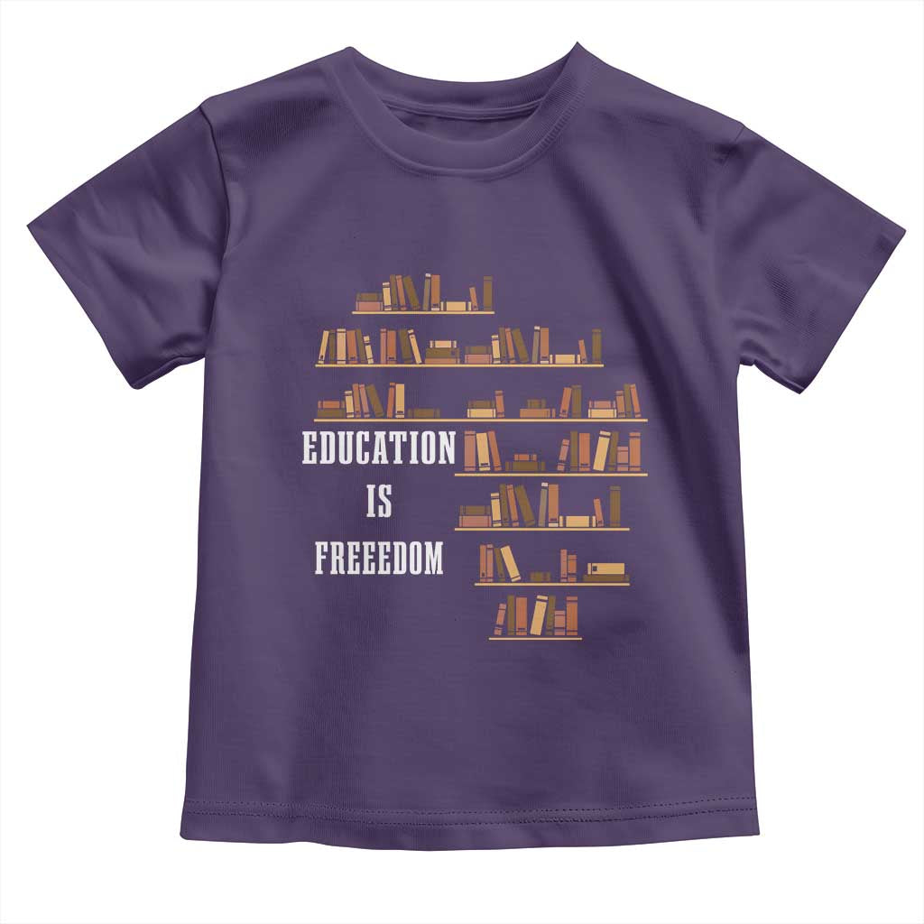 Black History Education Is Freedom Toddler T Shirt African Roots Africa Map