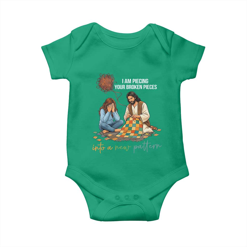 I Am Piecing Your Broken Pieces Christian Healing Baby Onesie Jesus Comfort Faith Restoration Inspirational Gift