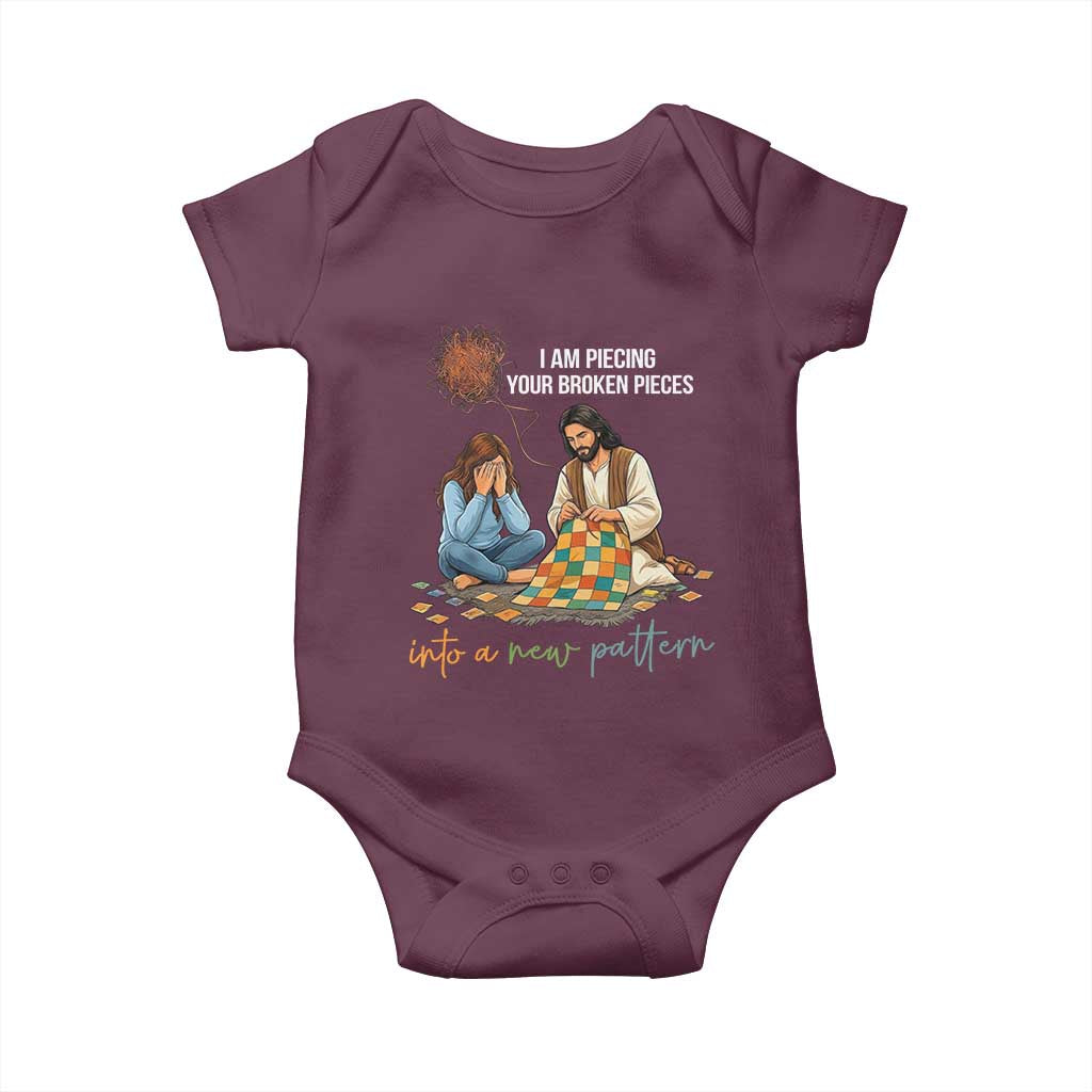 I Am Piecing Your Broken Pieces Christian Healing Baby Onesie Jesus Comfort Faith Restoration Inspirational Gift