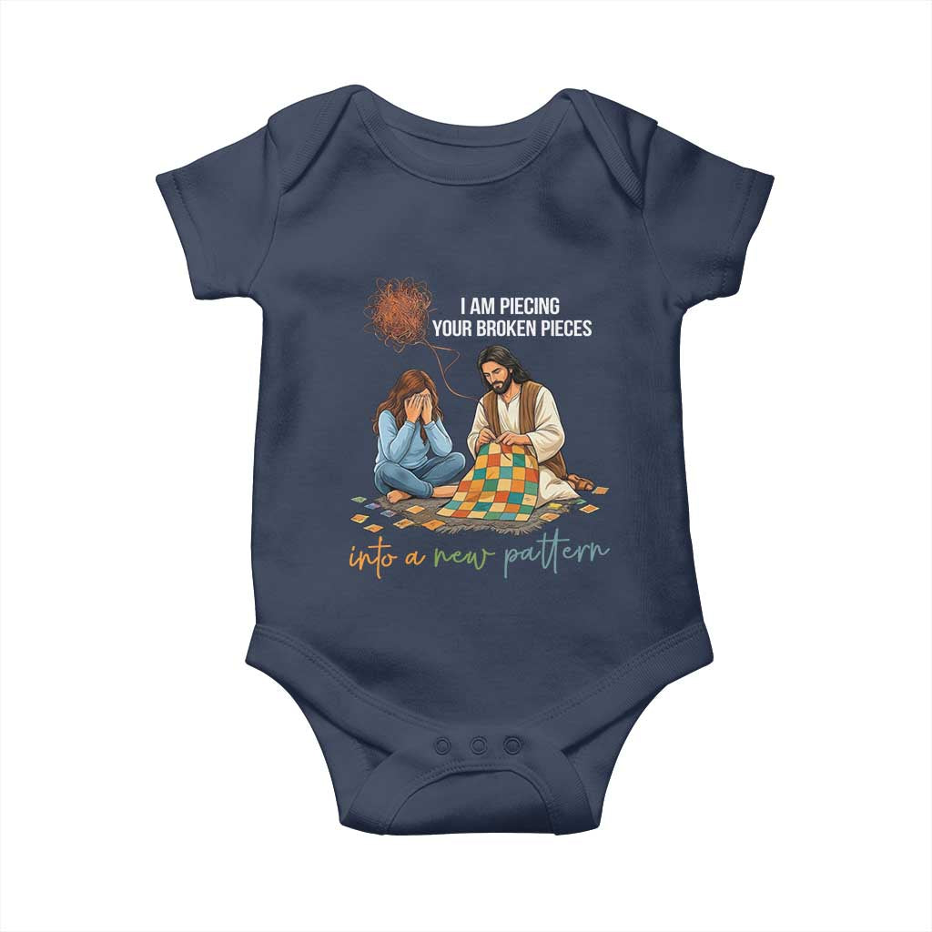 I Am Piecing Your Broken Pieces Christian Healing Baby Onesie Jesus Comfort Faith Restoration Inspirational Gift