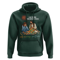 I Am Piecing Your Broken Pieces Christian Healing Hoodie Jesus Comfort Faith Restoration Inspirational Gift