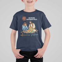 I Am Piecing Your Broken Pieces Christian Healing T Shirt For Kid Jesus Comfort Faith Restoration Inspirational Gift