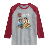 I Am Piecing Your Broken Pieces Christian Healing Raglan Shirt Jesus Comfort Faith Restoration Inspirational Gift