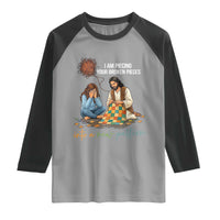 I Am Piecing Your Broken Pieces Christian Healing Raglan Shirt Jesus Comfort Faith Restoration Inspirational Gift