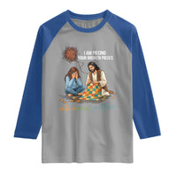 I Am Piecing Your Broken Pieces Christian Healing Raglan Shirt Jesus Comfort Faith Restoration Inspirational Gift
